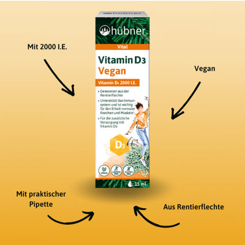 USP der hübner Vitamin D3 Vegan Tropfen